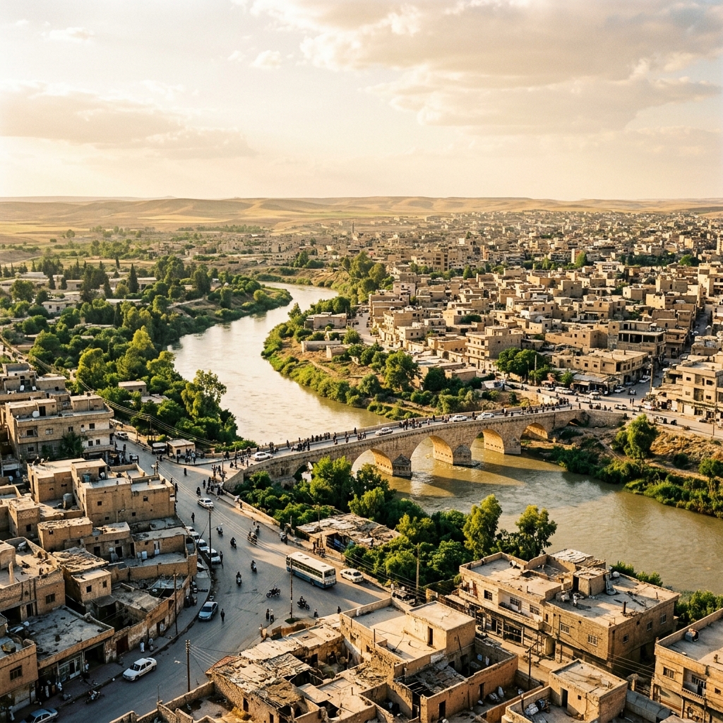 مشهد من مدينة الحسكة